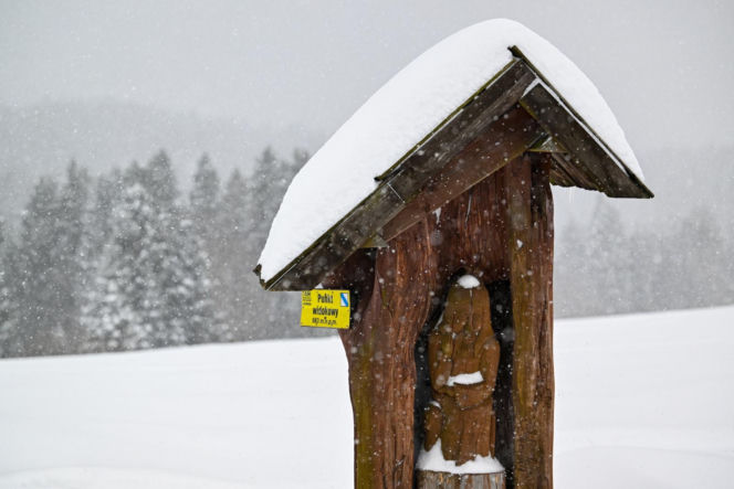 zima w Bieszczadach
