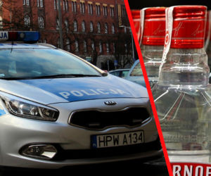 Wpadł przez kradzież butelki wódki