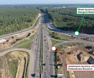 Przebudowa węzła Kijewo - październik 2020