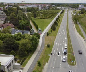 Nowa trasa rowerowa na al. Karkonoskiej we Wrocławiu