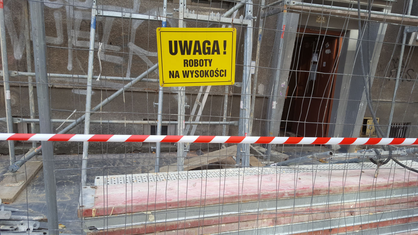 Tragiczny wypadek na budowie w centrum Tarnowa