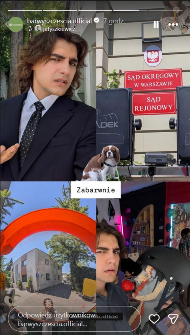 Barwy szczęścia nowy sezon na planie. Romeo (Jacek Tyszkiewicz)