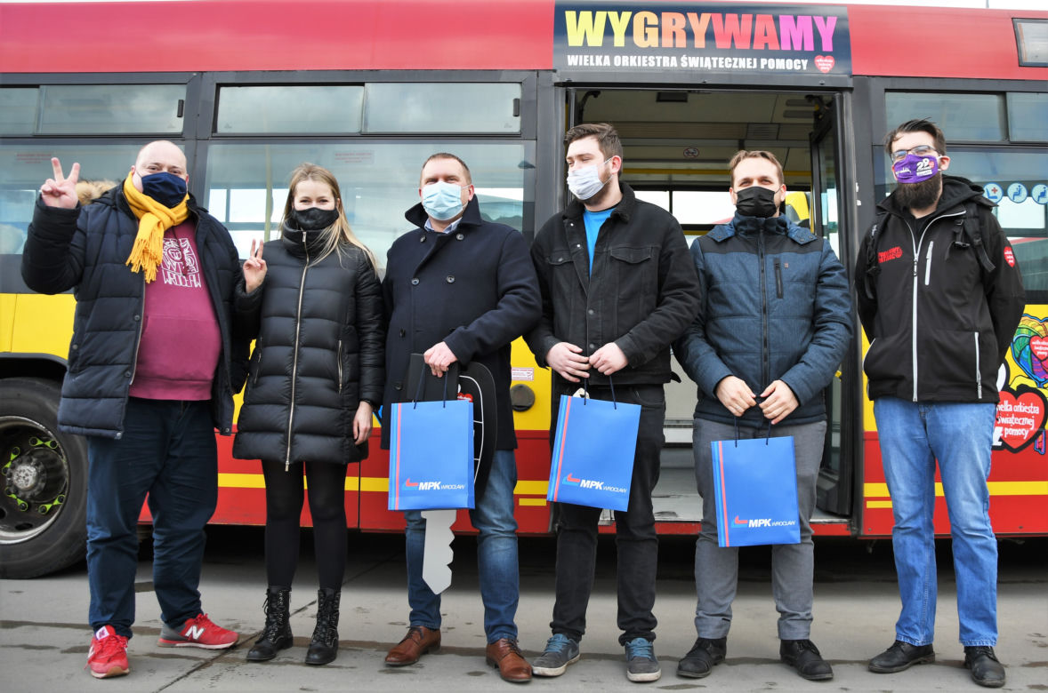 MPK Wrocław sprzedało na licytacji WOŚP swój autobus