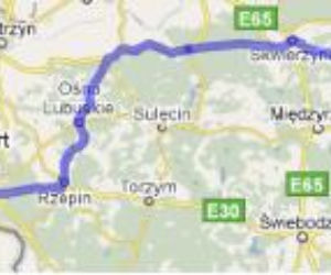 Poznań-Berlin - trasa 24 - mapka