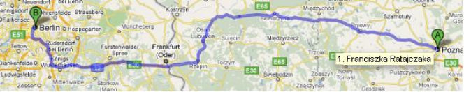Poznań-Berlin - trasa 24 - mapka