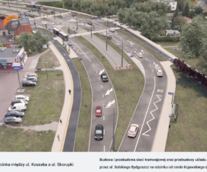 Wizualizacje trasy tramwajowej na Szwederowo w Bydgoszczy