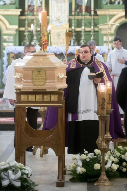 Pogrzeb Grażyny K. w Borzęcinie