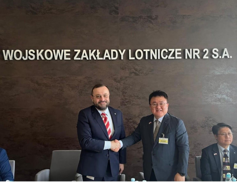 Spotkanie przedstawicieli Korea Aerospace Industries i WZL Nr 2 S.A. w Bydgoszczy