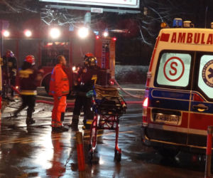 Kraków: Pożar w bloku przy ul. Czarnowiejskiej