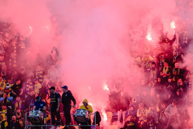 Arka Gdynia - Jagiellonia Białystok: Zdjęcia kibiców i zawodników z meczu 29. kolejki PKO BP Ekstraklasy