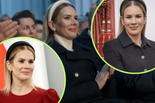 Marta Nawrocka uwielbia ten element stylizacji. Często wybiera opaski jako ozdobę fryzury