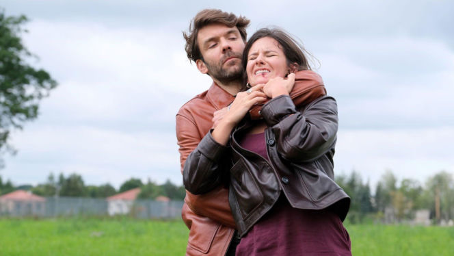 M jak miłość odc. 1906. Agnes (Amanda Mincewicz), Martin (Paweł Izdebski)