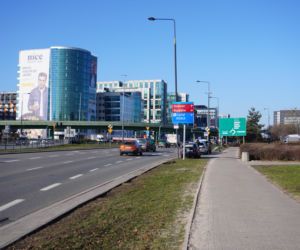 Aleja Wilanowska, którą miałby biec tramwaj