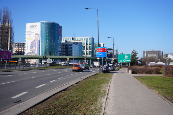 Aleja Wilanowska, którą miałby biec tramwaj