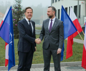 Szef NATO na mazurskim poligonie. Mark Rutte ostrzegł Putina: „Jesteśmy zjednoczeni i gotowi