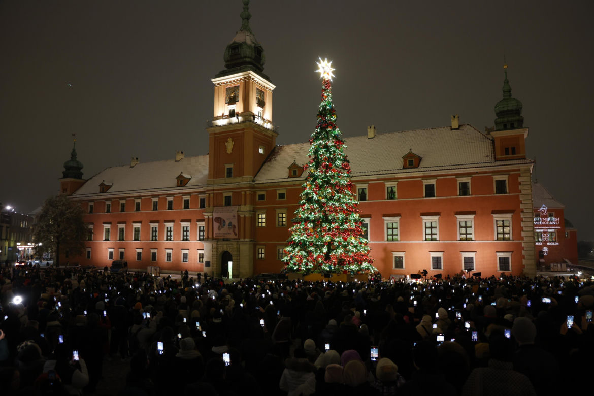 Zapalenie choinki 2023 Warszawa 