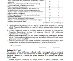 Matura 2013, WOS, poziom rozszerzony