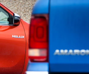 Toyota Hilux 2.4 D-4D 150 KM 4x4 AT6 Selection 50 vs. Volkswagen Amarok V6 3.0 TDI 258 KM 4Motion DSG8 Aventura