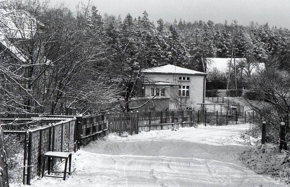 Rybnik zimą w latach 80.