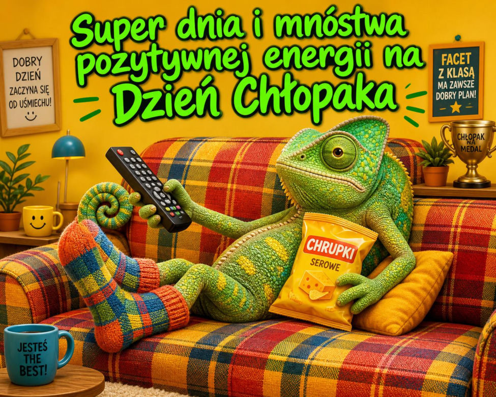 Śmieszna kartka na Dzień Chłopaka