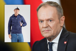 Donald Tusk został modelem. Jego zdjęcie w markowej kurtce trafiło na Zalando 