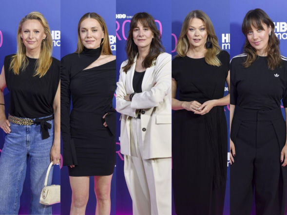 Plejada gwiazd promuje nowy serial Proud. Elegancka Ostaszewska i Lamparska, która odsłoniła ramię oraz nogi