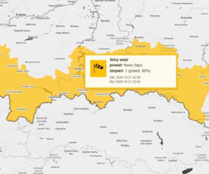 Uwaga na silny wiatr. Wysoko w górach powieje nawet do 100 kilometrów na godzinę!