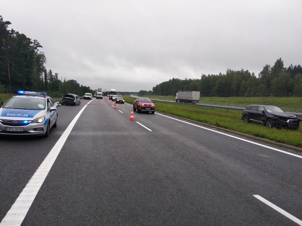 Pechowa seria na tarnowskim odcinku autostrady A4