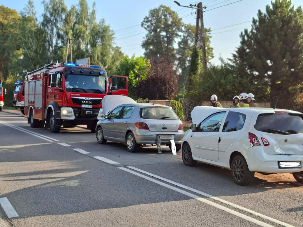 Wypadek w Warszówku