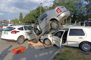 Wypadek w Zdzieszowicach przy markecie Mrówka. Jak to się stało? 