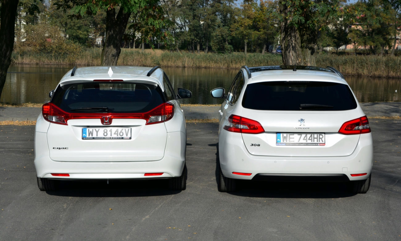 Honda Civic Tourer vs. Peugeot 308 SW