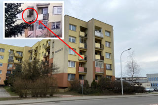 Suwałki: Wnuk wyrzucił babcię z balkonu - DRASTYCZNE ZDJĘCIA z monitoringu