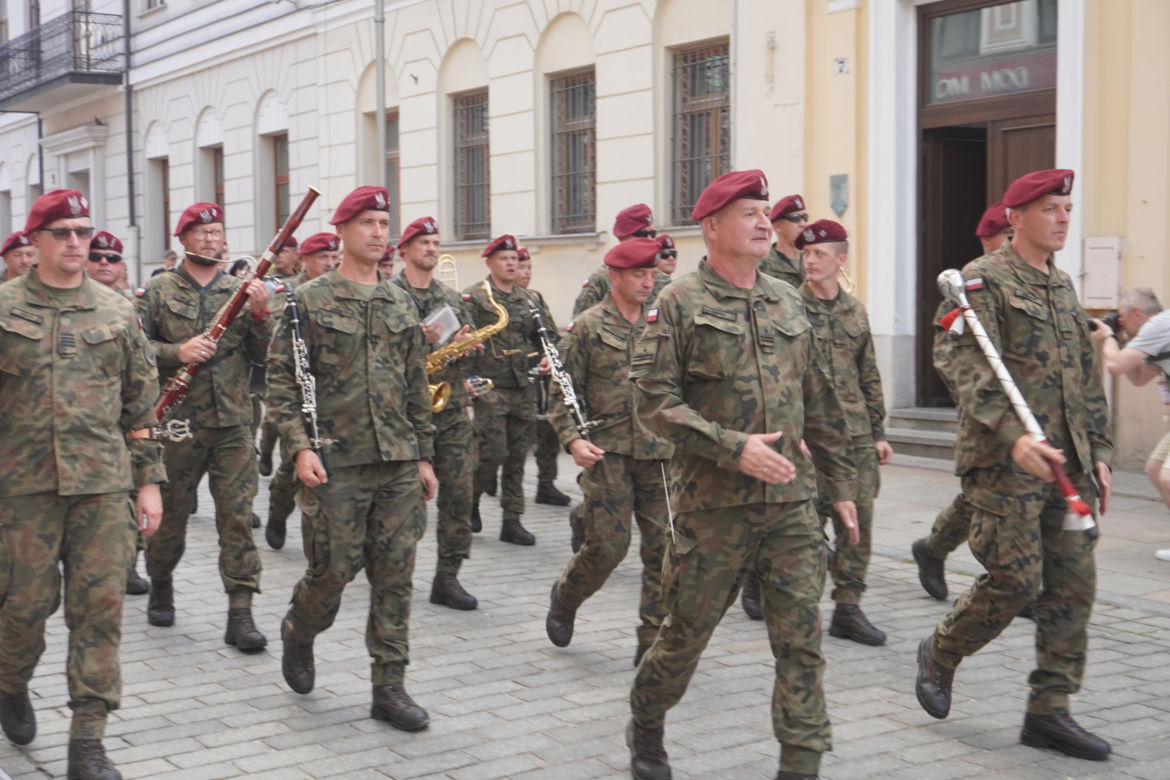 MSPO 2025. Parada Orkiestry Wojskowej w Kielcach