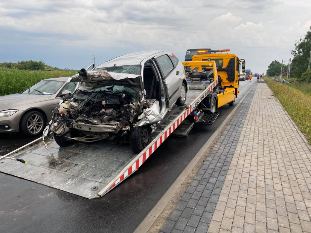 Koszmarny wpadek w Wiągu pod Świeciem. Nie żyje 40-letni Ukrainiec