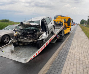 Koszmarny wpadek w Wiągu pod Świeciem. Nie żyje 40-letni Ukrainiec