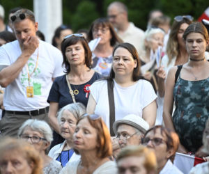 Uroczystości ku czci ofiar Rzezi Woli na Cmentarzu Powstańców Warszawy