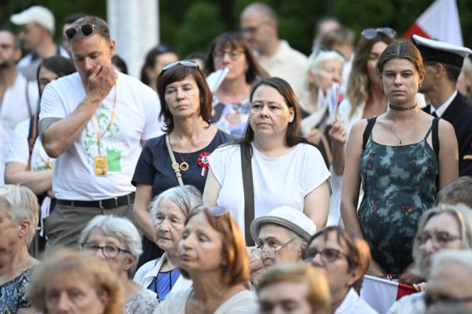 Uroczystości ku czci ofiar Rzezi Woli na Cmentarzu Powstańców Warszawy