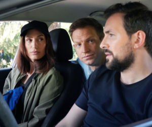 Barwy szczęścia odc. 3288. Celina (Orina Krajewska), Marcin Kodur (Oskar Stoczyński), Łukasz (Michał Rolnicki)