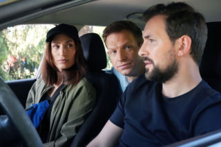 Barwy szczęścia odc. 3288. Celina (Orina Krajewska), Marcin Kodur (Oskar Stoczyński), Łukasz (Michał Rolnicki)