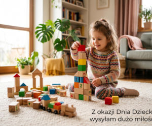 Kartka z życzeniami na Dzień Dziecka
