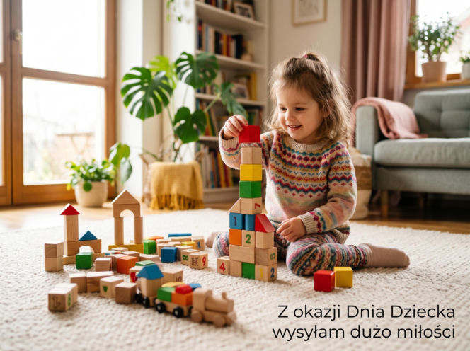 Kartka z życzeniami na Dzień Dziecka