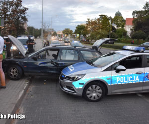 Policyjny pościg w centrum Zielonej Góry. W bagażniku maczeta, kominiarka i łom