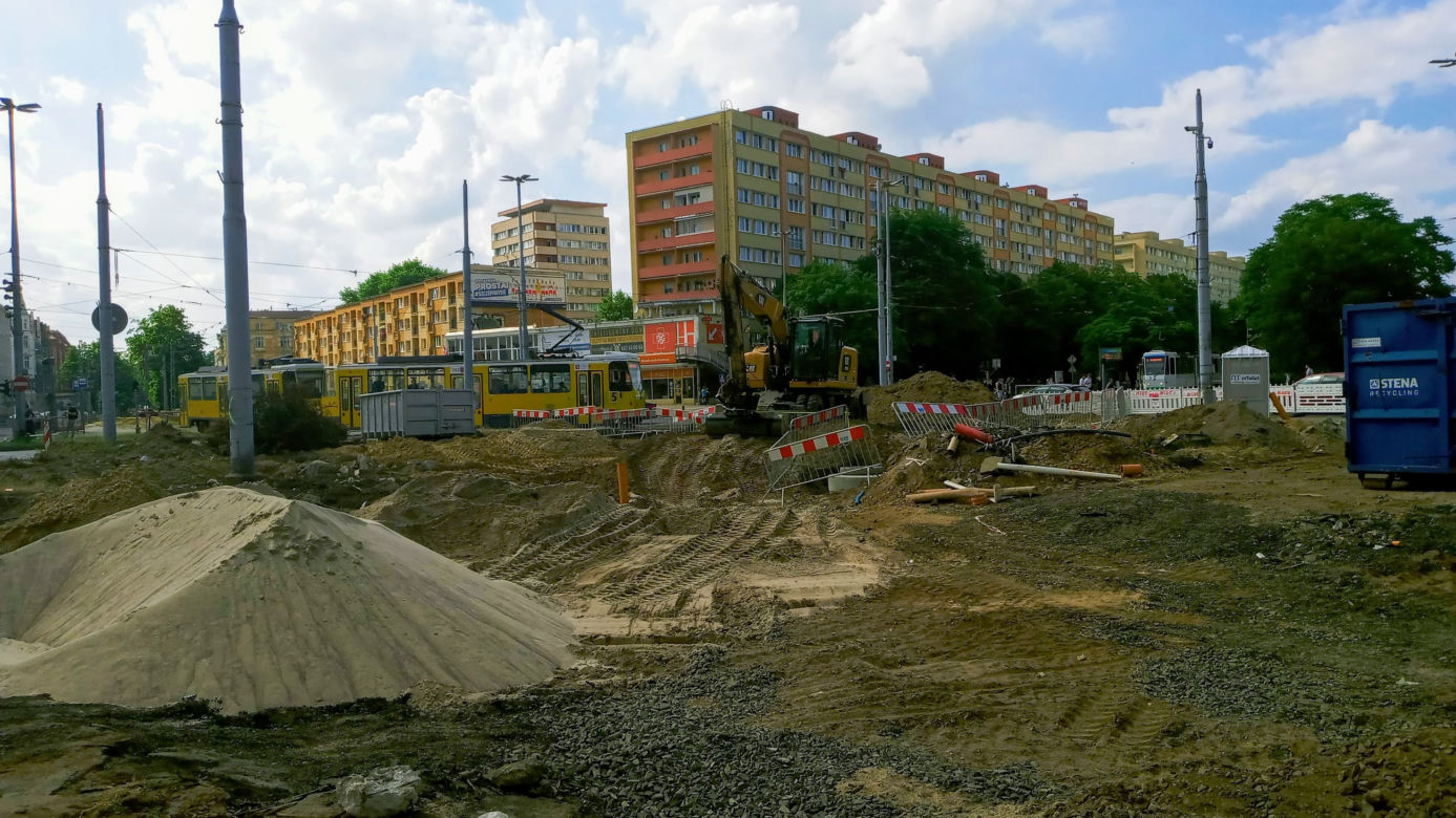 "Torowa rewolucja" w Szczecinie - czerwiec 2021