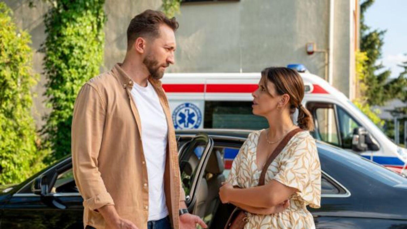 Na sygnale odc. 620. Piotr Strzelecki (Dariusz Wieteska), Martyna (Monika Mazur)