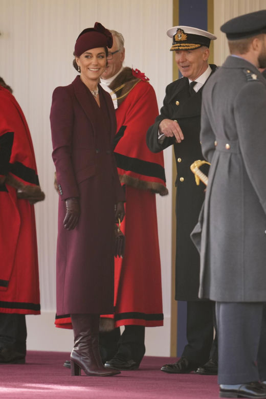 Kate z emirem Kataru w Londynie