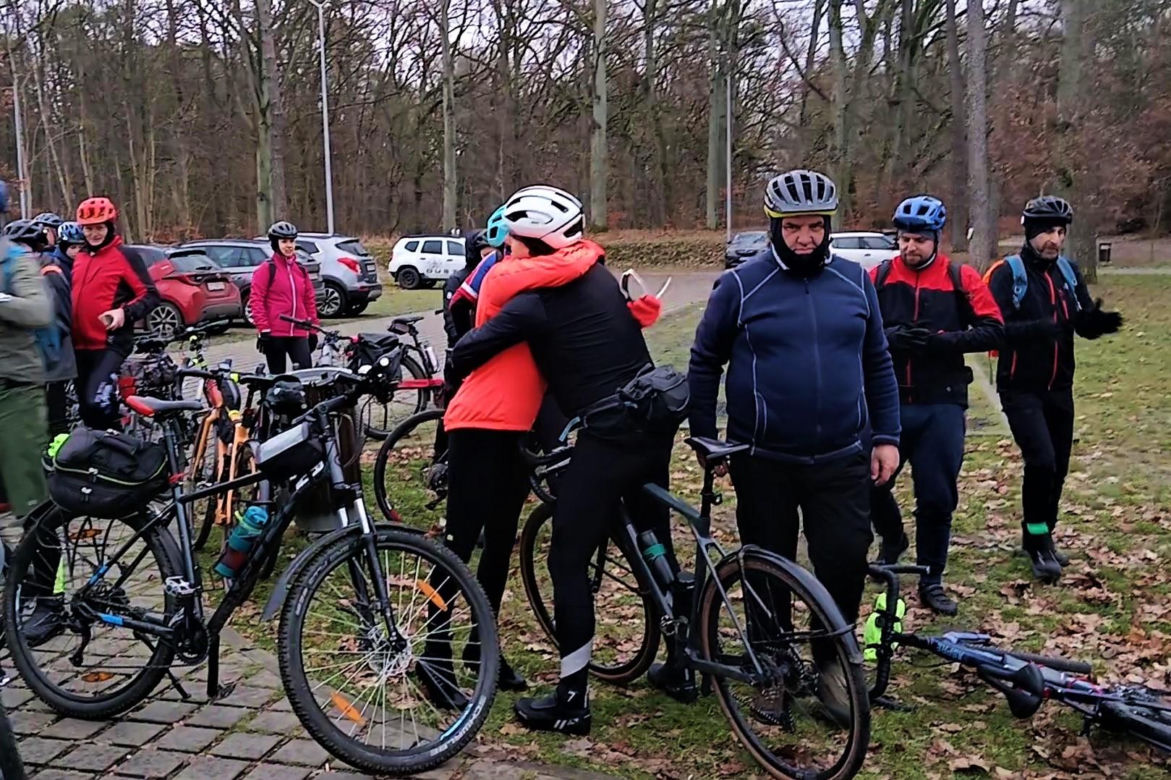 Szczecińscy rowerzyści powitali 2025 rok