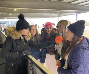 Kryte lodowisko przy Hali Urania