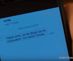 M jak miłość, odc. 1442. Basia (Maja Wudkiewicz) pisze z pedofilem