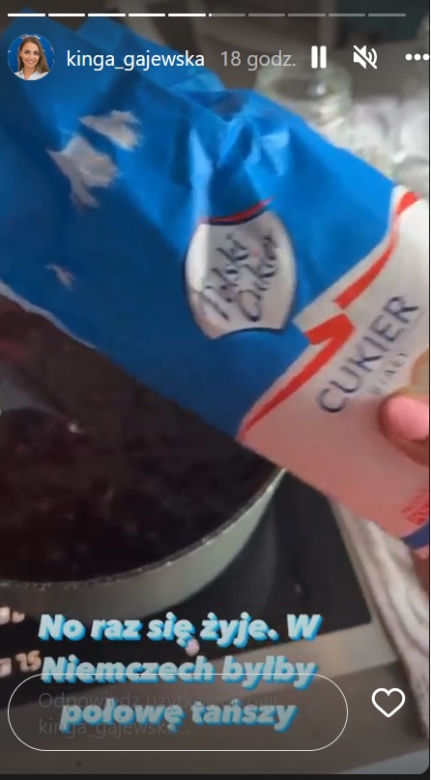 Gajewska chciała zrobić dżem. Pokazała, ile zapłaciła za cukier. Cena? Zwala z nóg!