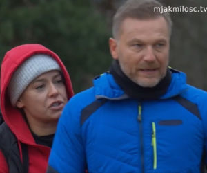 M jak miłość. Magda (Anna Mucha), Budzyński (Krystian Wieczorek)